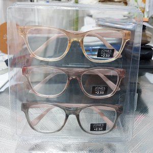 JONES NEW YORK Readers Reading Glasses 2.5 -- PRICE FOR 1 PAIR ONLY